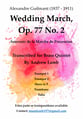 Wedding March, Op. 77, No. 2 P.O.D cover